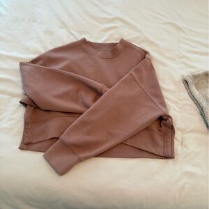 Abercrombie YPB cropped crewneck sweatshirt